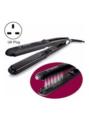 Steam Spray Electric Splint Hair Straightener with Plastic Bottle Multicolour