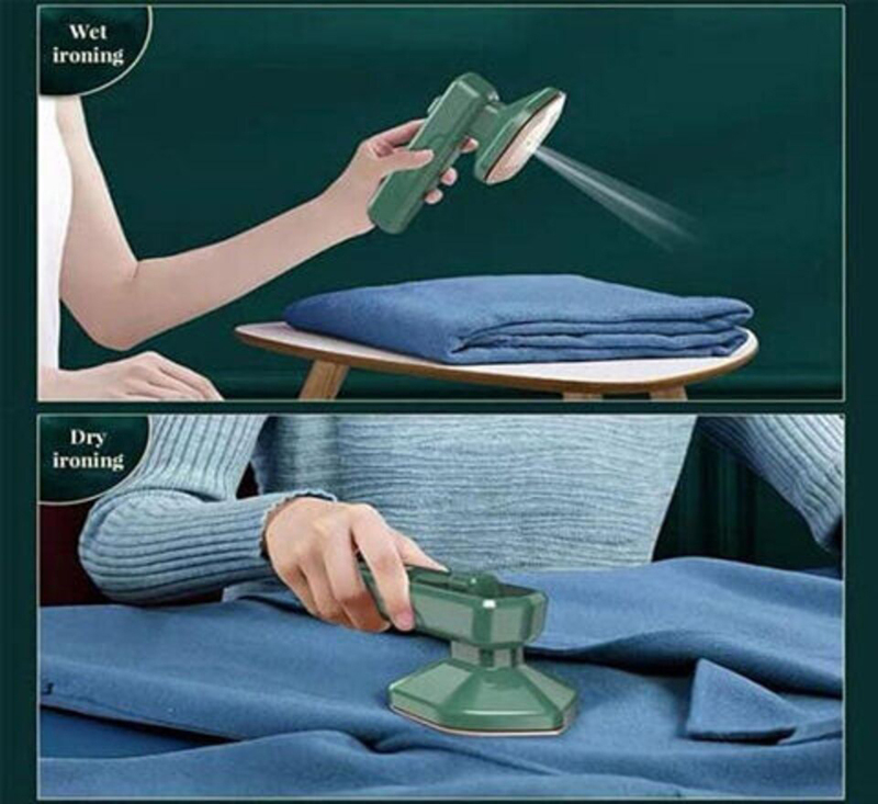 Professional Precision Portable Mini Foldable Ironing Machine for Home & Travel, 100ml, 33W, DYD001, Green