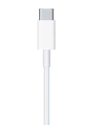 1-Meter Lightning Cable, USB Type-C Male to Lightning for Apple Phones, White