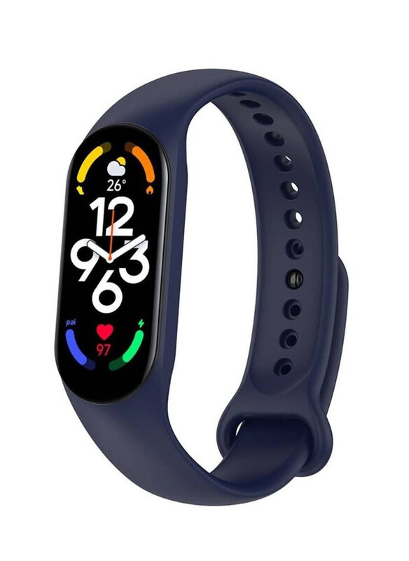 

Generic Replacement Soft Silicone Strap For Xiaomi Mi Band 7, Blue