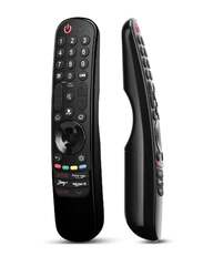 Replacement Remote Control For LG LED OLED LCD 4K UHD Smart TV With Buttons For Netflix, Prime Video, Disney Plus, LG-Channels Button (No Voice Search) Black