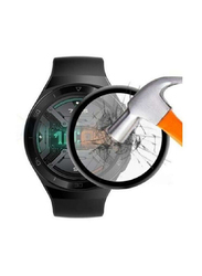 Matte Tempered Glass Screen Protector for Huawei Watch GT2e 46mm, Clear/Black