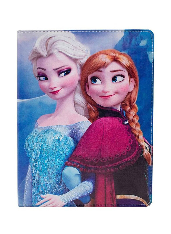 

Generic Apple iPad Mini 6 Sisters Elsa & Anna Protective Kids Leather Smart Flip Tablet Phone Case Cover, Multicolour