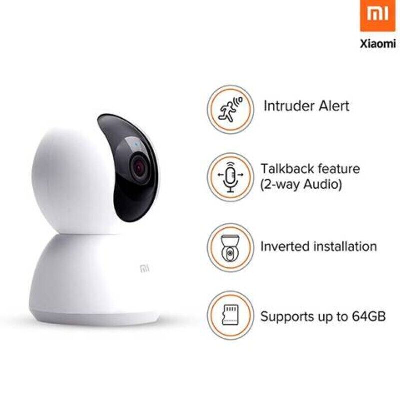 Xiaomi Mi Wireless IP Home Security Camera, White