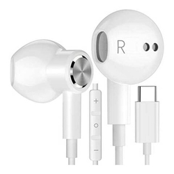 Rebenuo Type-C Cable HiFi Stereo In-Ear Earphone, White