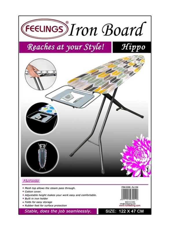 Hippo Design Iron Board, Black