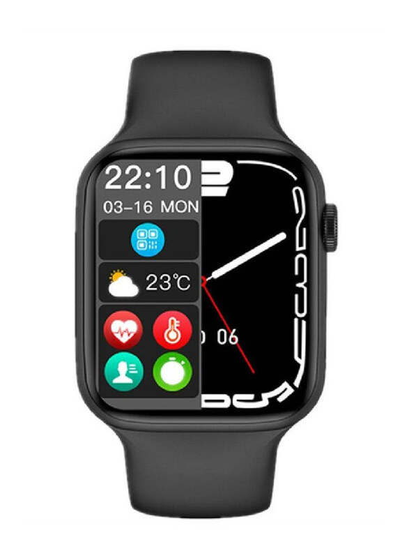 

Haino Teko Germany Full Touch IP68 Waterproof Bluetooth Smartwatch, Black