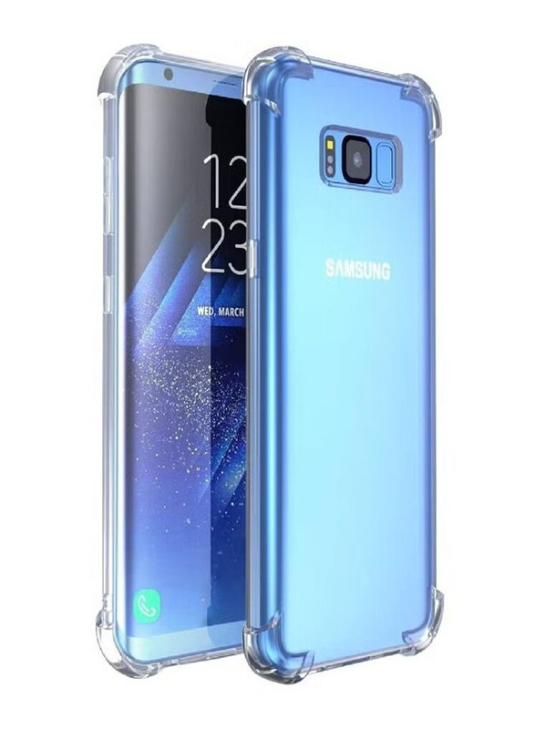 

Generic Samsung Galaxy S8 Plus Silicone Mobile Phone Corner Case Cover, Clear