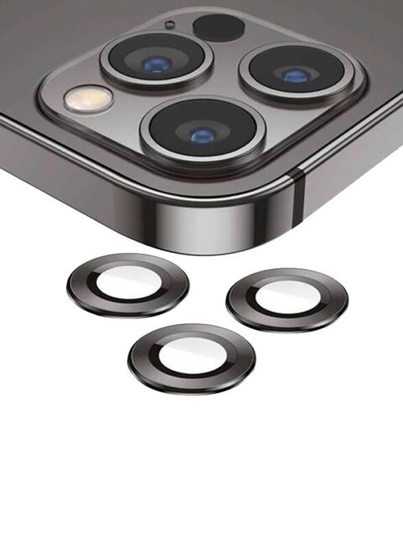 

Generic Apple iPhone 12 Pro Camera Lens Protector, Black