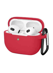 Apple AirPods 3 (3rd Generation) Silicone Protective Case Cover, Red