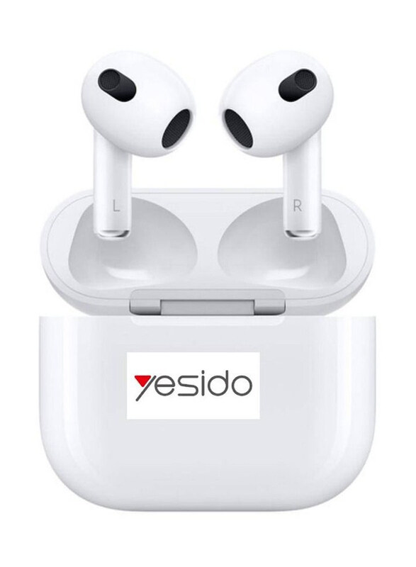 

Yesido Wireless/Bluetooth In-Ear Earbuds with Charging Case, White