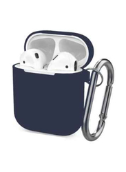 Apple AirPods 1 & 2 Silicone Protective Soft Case Cover, Blue