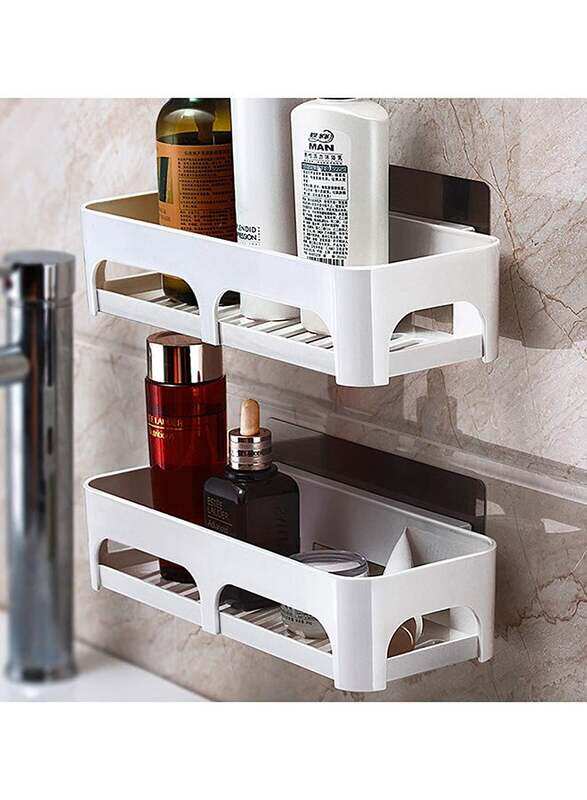 

Aiwanto Wall-Mounted Bathroom Shelf, White