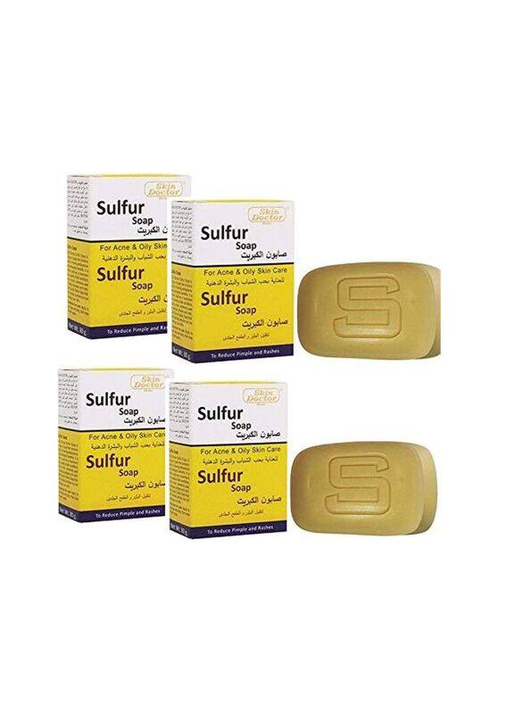 

Skin Doctor Sulfur Acne & Oily Skin Care Soap, 2 x 80g