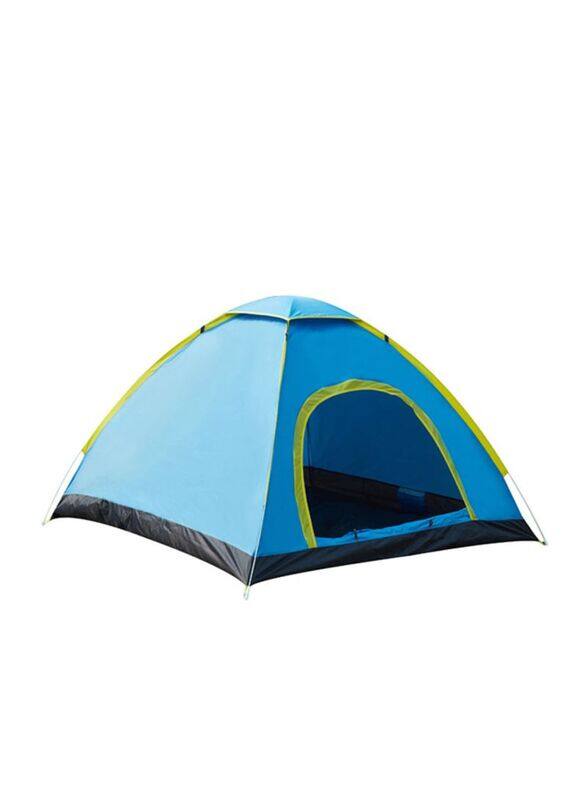 

Generic Double Door Automatic Pop Up Instant Camping Tent, Blue