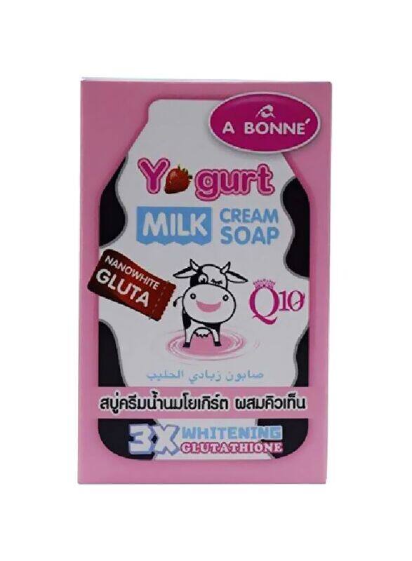 

A Bonne Yogurt Milk Cream Soap, 90g
