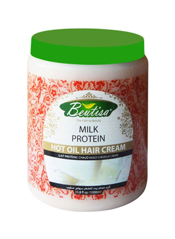 

Beutisa Milk Protein Hot Oil Hair Cream for All Hair Types, 1000ml
