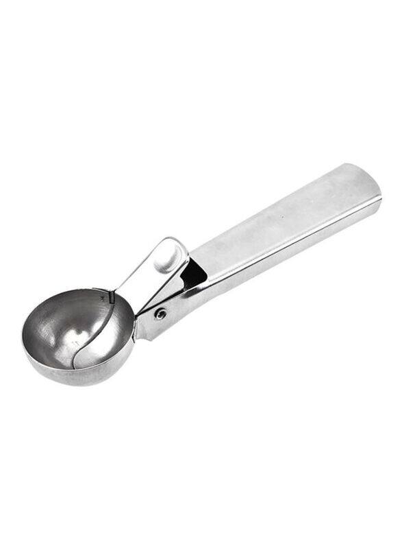 

Generic Stainless Steel Ice Cream Scoop with Trigger Lever, Silver