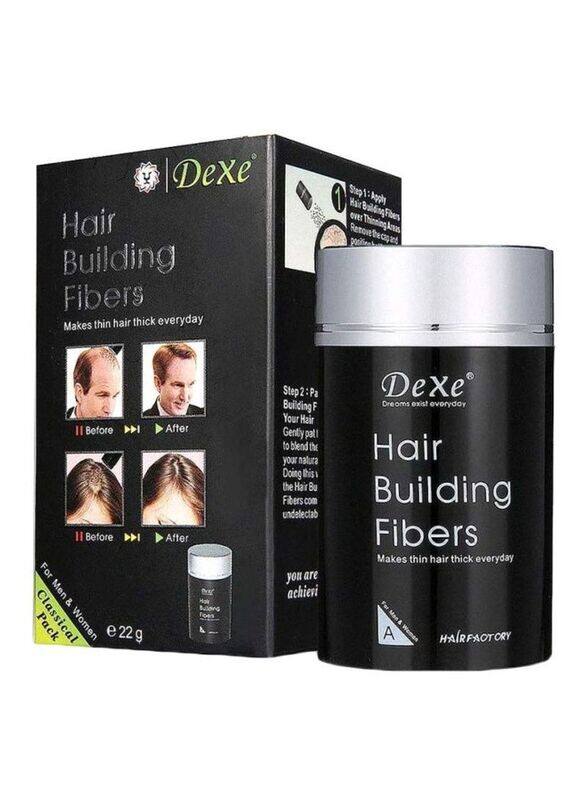

Dexe Hair Building Thickening Fibers for All Hair Types, 22gm