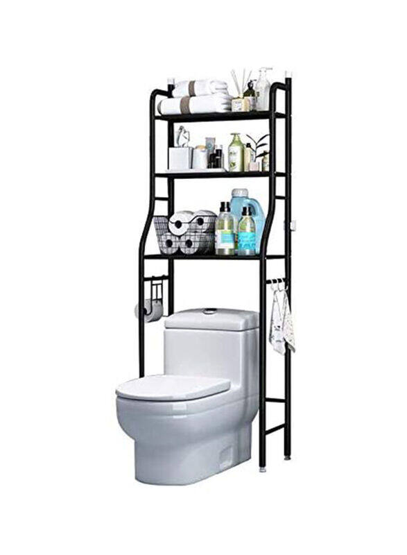 

Generic 3-Tier Toilet Storage Rack, Black