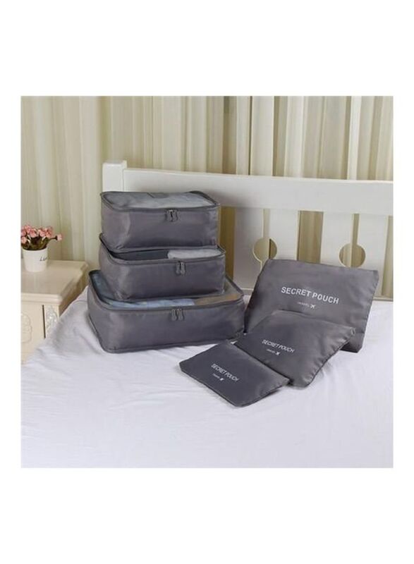 6-Piece Travel Bag Set, Grey