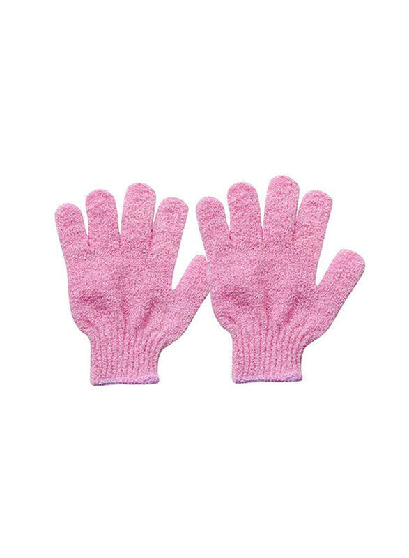 

Real Skin Exfoliating Shower Gloves, Pink