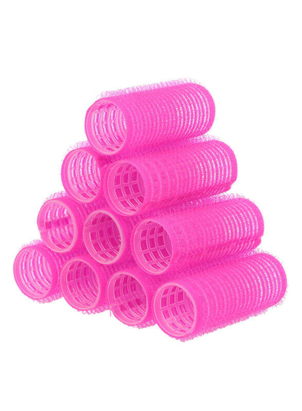 

Generic Professional Self Grip Hair Roller Curler Set, 10 Pieces, Dark Pink