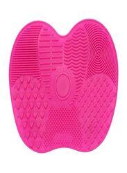 Silicone Makeup Brush Cleaning Mats, Pink