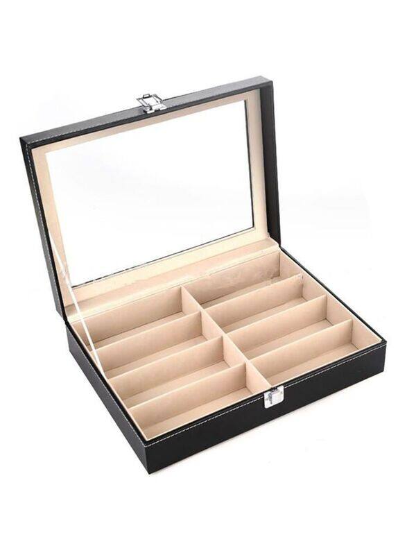 

Generic 8 Sunglasses Storage Box, Black