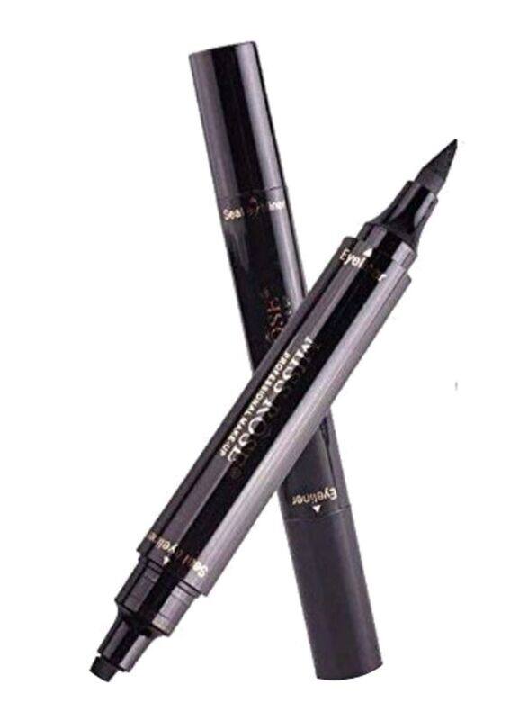 

Miss Rose Dual Eyeliner Pen & Winged Stamp, Black
