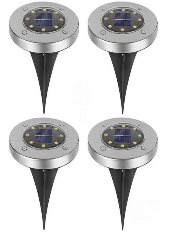 

Generic Solar Powered LED Light, 4 Piece, White