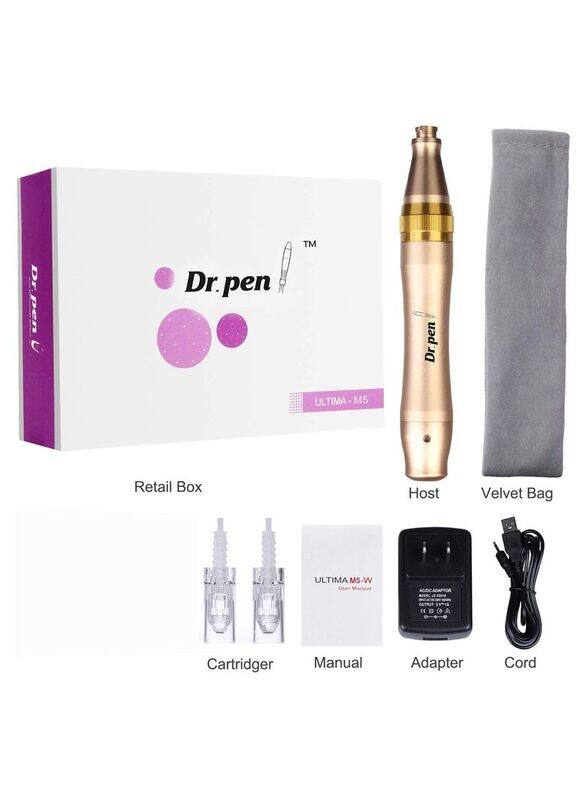 

Dr. Pen Derma Pen Auto Microneedle System Set, Adjustable 0.25 to 2.5mm, ULTIMA - M5