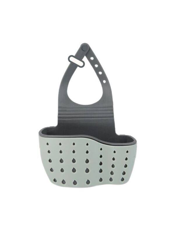 

Generic Kitchen Hanging Drain Basket, 13 x 5 x 21cm, Grey