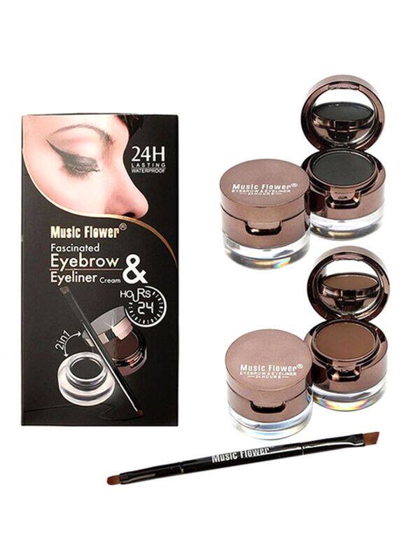 

Music Flower Fascinated Eyebrow & Eyeliner Cream, Multicolour