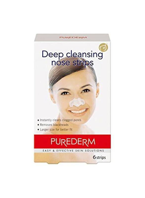 

Purederm Deep Cleansing Nose Strips, 6 Pieces