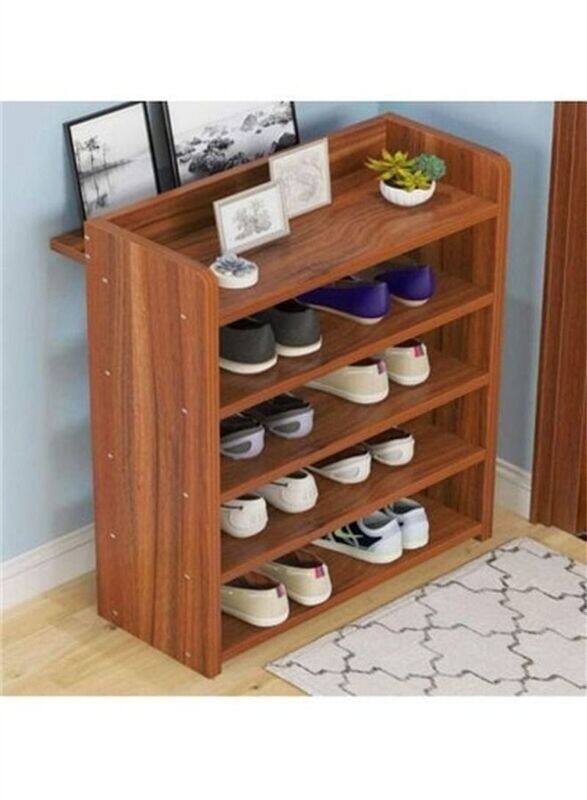 

Generic 5-Tier Wooden Shoe Rack Organizer, Brown