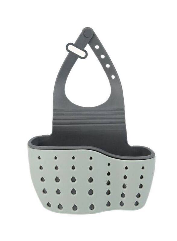 

Generic Adjustable Kitchen Hanging Drain Basket, Grey