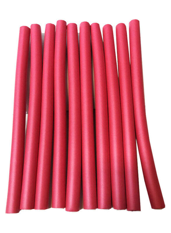 

Generic Hair Flexible Roller, Pink, 10 Pieces