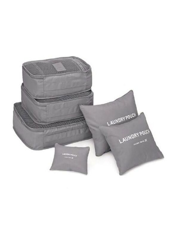 6-Piece Travel Bag Set, Grey