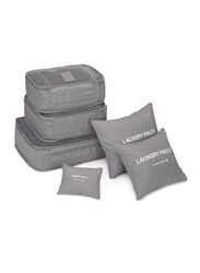 6-Piece Travel Bag Set, Grey