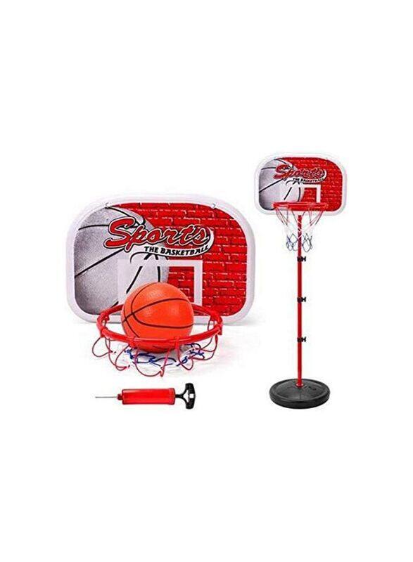 

Generic Sturdy Base with Adjustable Stand Mini Basketball Hoop Set, Ages 5+, Multicolour