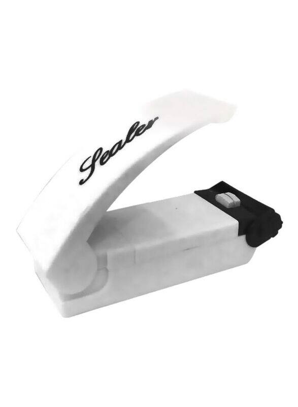 

Sealer Portable Plastic Food Bag Sealing Device, White/Black