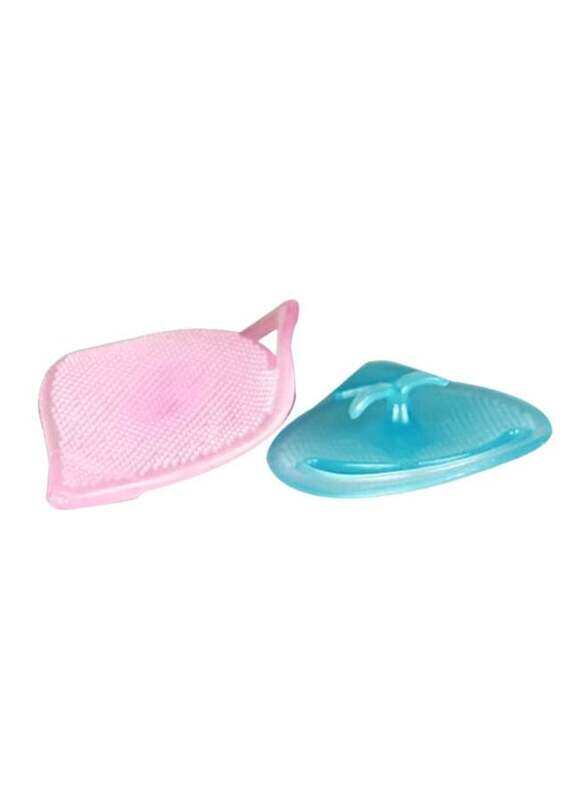 

Generic Exfoliating Blackhead Remover Facial Brush, Blue/Pink, 2 Pieces