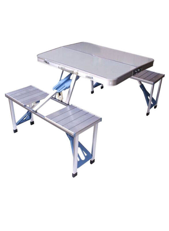 

MT Folding Aluminium Picnic Table, Silver