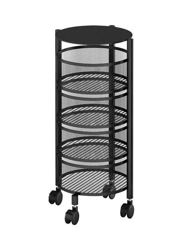 

East Lady 5 Tier Kitchen Storage Rack, Black