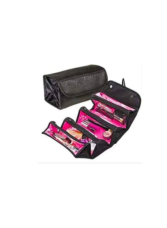 

Roll N Go Cosmetics Makeup Bag, Black