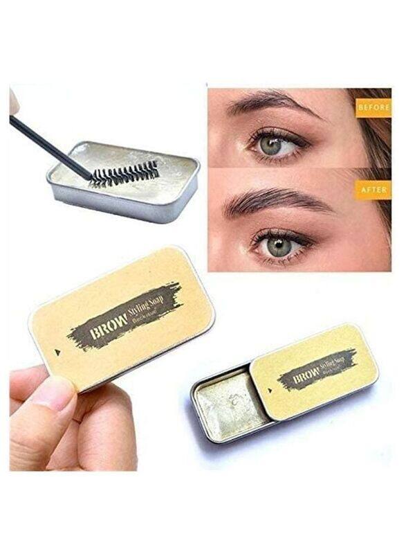 

XiuWoo Eyebrow Styling Cream Gel with Brush Transparent, Clear