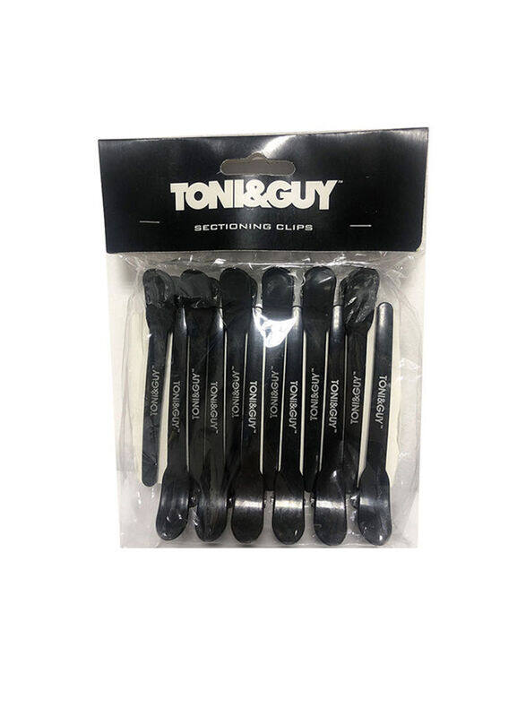 

Toni & Guy Soft-Touch Sectioning Clips for All Hair Types, 12 Pieces