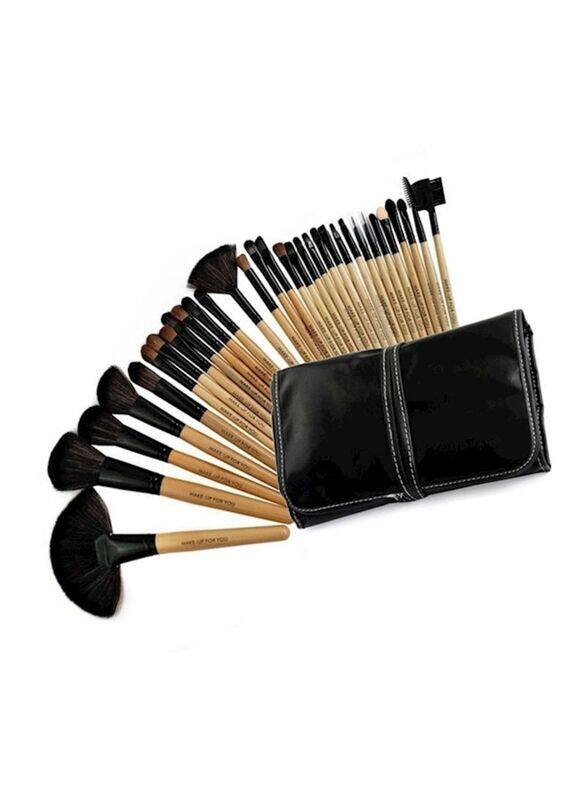 

Generic Professional Make Up Brush Set, 32 Pieces, Beige