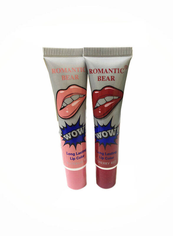 

Romantic bear Long Lasting Waterproof Lip Gloss, 2 Pieces, Multicolour